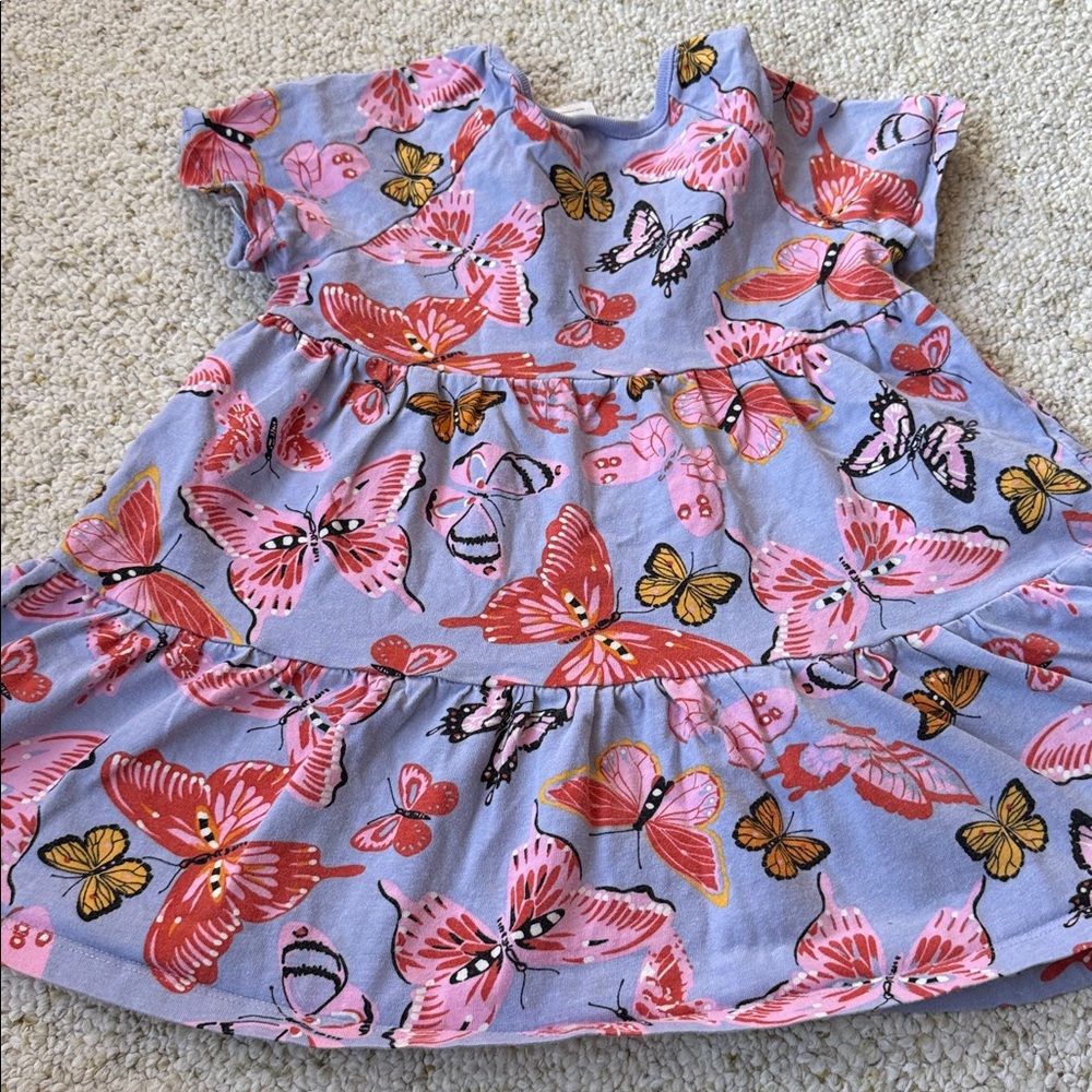 Hanna Andersson butterfly girls shirt sz 8 - Picture 4 of 5